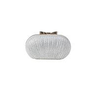 CORIOS Damen Abendtasche Glitzer Pailletten Clutch Tasche Funkelnd Schultertasche Hochzeit Brautbörse Handtasche Elegante Glänzend Umhängetasche Klein Tasche Silber