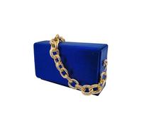 CORIOS Damen Abendtasche Hochzeit Brautbörse Handtasche Glitzer Pailletten Clutch Tasche Elegante Schultertasche Funkelnd Kettentasche Tasche Glänzend Umhängetasche Dunkelblau