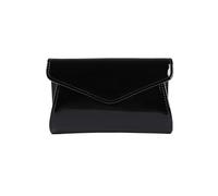 CORIOS Damen Abendtasche PU Leder Clutch Luxus Umschlag Klappe Handgelenktasche Elegant Brauttasche Klein Tasche Abnehmbarer Kette Handtasche für Tanzparty Hochzeit Geburtstag Abendparty Schwarz