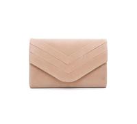 CORIOS Damen Abendtasche Samt Clutch Tasche Envelope Henkeltasche Hochzeit Brautbörse Elegante Schultertasche Retro Umhängetasche für Hochzeit Abschlussball Bankett-Party Mandel