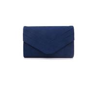 CORIOS Damen Abendtasche Samt Clutch Tasche Envelope Henkeltasche Hochzeit Brautbörse Elegante Schultertasche Retro Umhängetasche für Hochzeit Abschlussball Bankett-Party Blau