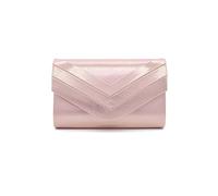 CORIOS Damen Abendtasche Samt Clutch Tasche Envelope Henkeltasche Hochzeit Brautbörse Elegante Schultertasche Retro Umhängetasche für Hochzeit Abschlussball Bankett-Party Rosa