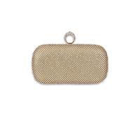 CORIOS Damen Abendtasche Strass Handtasche Damen Glitzer Clutch Strasssteine Schultertasche Braut Handtasche Abnehmbarer Kette Umhängetasche Klein Tasche für Hochzeit Abendparty Tanzparty Gold
