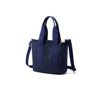 CORIOS Damen Canvas Umhängetasche Große Handtasche Casual Tragetasche Henkeltaschen mit Mehreren Taschen Leichtgewicht Schultertasche Multifunktionale Tote Beutel Dunkelblau