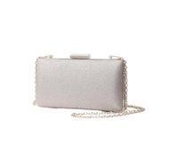 CORIOS Damen Clutch Abendtasche mit Pailletten Clutch Tasche mit Kette Glitter Handtasche Glänzend Schultertasche Modisch Portemonnaie Tasche für Hochzeit Cocktailparty Tanzparty Geburtstag Champagner
