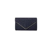CORIOS Damen Clutch Glänzende Pailletten Abendtaschen Envelope Handtasche Hochzeit Brautbörse Schultertasche mit Abnehmbarer Kette Elegante Umhängetasche Dunkelblau