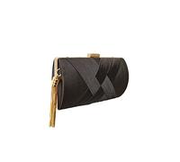 CORIOS Damen Clutch Tasche Abendtasche Fransen Kettentasche Tasche Luxurious Klein Umhängetasche Elegante Schultertasche Hochzeit Wedding Prom Party Handtasch Schwarz