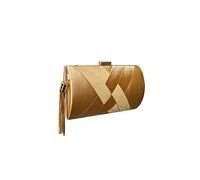 CORIOS Damen Clutch Tasche Abendtasche Fransen Kettentasche Tasche Luxurious Klein Umhängetasche Elegante Schultertasche Hochzeit Wedding Prom Party Handtasch Gold