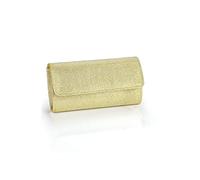 CORIOS Damen Clutch Tasche Pailletten Abendtasche Glitzernde Handtasche mit Abnehmbarer Kette Brauttasche Frauen Schultertasche Elegante Umhängetasche für Hochzeiten Partys Bankette Dates Gold