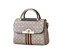 CORIOS Damen Elegant Handtasche PU Leder Schultertasche Wasserdicht Umhängetasche Mode Tragetasche Tote Beutel Klein Henkeltasche Reisen Büro Einkaufen Arbeit Alltag Henkeltaschen Kaffee
