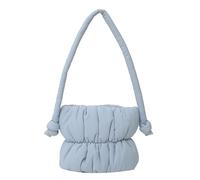 CORIOS Damen Gepolsterte Gesteppte Handtasche Daunentasche Leichte Daunen Baumwolle Tragetasche Puffer Stepptasche Puffy Hobo Geldbörse Klein Henkeltasche Schultertasche Alltag Tote Beutel Himmelblau