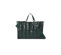 CORIOS Damen Gepolsterte Gesteppte Handtasche Puffer Schultertasche Stepptasche PU-Leder Umhängetasche Gross Henkeltasche Stoffbeutel Große Tote Beutel Leichtgewicht Tragetasche Grün