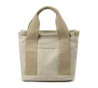 CORIOS Damen Handtasche Canvas Tragetasche Casual Henkeltasche Tote Beutel Multifunktionale Henkeltaschen für Schule Arbeit Reise Shopper Alltag Khaki
