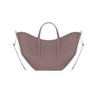 CORIOS Damen Handtasche Flügeltasche Cyme Rindsleder Schultertaschen Eimer Taschen Große Kapazität Tragetasche Elegant Tote Beutel Henkeltaschen 2pcs für Reise Arbeit Shopper Alltag Violett L