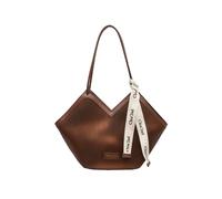 CORIOS Damen Handtasche Premium-PU-Leder Schultertasche Gestreifte Textur Tragetasche Tote Beutel Große Kapazität Unterarmtasche Modische V-Form Henkeltasche für Einkaufen Arbeiten Reisen Kaffee