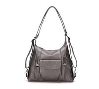 CORIOS Damen Handtasche PU Leder Schultertasche Große Kapazität Henkeltasche Elegant Tote Beutel Wasserdicht Tragetasche Mode Henkeltaschen Frauen Rucksack Schulrucksack für Büro Reisen Champagner