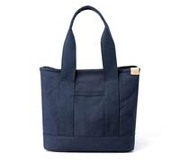 CORIOS Damen Henkeltaschen Canvas Tragetasche Große Kapazität Handtasche Multifunktionale Schultertasche Casual Tote Beutel Henkeltasche für Arbeit Schule Reise Shopper Dunkelblau
