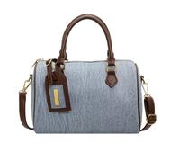 CORIOS Damen Jeans Handtasche Retro Schultertasche Boston Tasche Große Umhängetasche Casual Tragetasche Leichtgewicht Henkeltaschen Multifunktionale Shopper Reise Arbeit Alltag Tote Beutel Blau S