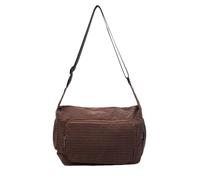 CORIOS Damen Karo-Muster Schultertasche Stoff Tote Handtasche Große Kapazität Umhängetasche Leicht Henkeltasche Tote Beutel Multifunktionale Einkaufen Reise Arbeit Alltag Tragetasche Kaffee