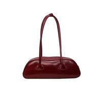 CORIOS Damen Klein Handtasche PU-Leder Schultertasche Wasserdicht Henkeltaschen Mode Unterarmtasche Tragetasche Elegant Henkeltasche Reisen Arbeiten Einkaufen Tote Beutel Weinrot
