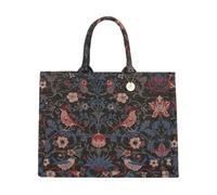 CORIOS Damen Laptoptasche Aktentasche mit Ethnischen Druckmustern Böhmische Schultertasche Canvas Tote Handtasche Sommer Strand Tasche Mode Henkeltaschen für Urlaub Reise Strand Shopper Schwarz