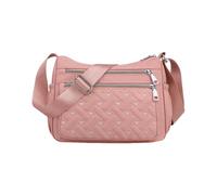 CORIOS Damen Nylon Schultertasche Umhängetasche mit Gesteppter Struktur Mehrfachtaschen Design Handtasche Ultraleicht Tote Beutel Tragetasche Messenger Bag mit Verstellbarer Schultergurt Rosa