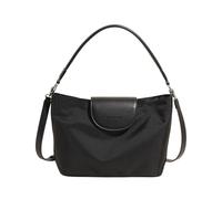 CORIOS Damen PU Leder Handtasche Elegant Schultertasche Umhängetasche Mittlere Kapazität Tote Beutel Tragetasche Mode Henkeltasche Einkaufen Reisen Arbeit Büro Alltag Henkeltaschen Schwarz