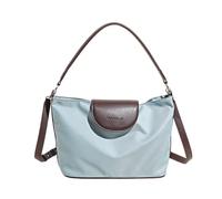 CORIOS Damen PU Leder Handtasche Elegant Schultertasche Umhängetasche Mittlere Kapazität Tote Beutel Tragetasche Mode Henkeltasche Einkaufen Reisen Arbeit Büro Alltag Henkeltaschen Blau