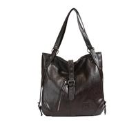 CORIOS Damen Rucksack Elegant Handtasche PU Leder Schultasche Große Tragetasche Vintage Schultertasche Wasserdicht Henkeltasche Multifunktionale Tote Beutel Reise Arbeit Büro Schulranzen Kaffee