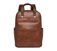 CORIOS Damen Rucksack Laptop Schulrucksack Schultasche Teenager Backpack Women Elegant Tagesrucksäcke Handtasche 2 in 1 15,6 Zoll Arbeitstasche Lehrertasche Reiserucksack für Büro Uni Dunkelbraun