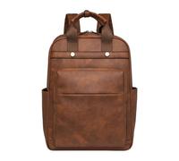CORIOS Damen Rucksack Laptop Schulrucksack Schultasche Teenager Backpack Women Tagesrucksäcke Handtasche 2 in 1 15,6 Zoll Arbeitstasche Lehrertasche Reiserucksack für Büro Uni Zweifarbig Braun