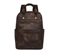 CORIOS Damen Rucksack Laptop Schulrucksack Schultasche Teenager Backpack Women Tagesrucksäcke Handtasche 2 in 1 15,6 Zoll Arbeitstasche Lehrertasche Reiserucksack für Büro Uni Zweifarbig Kaffee