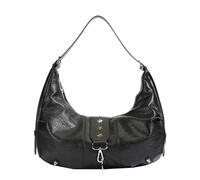 CORIOS Damen Schultertasche Retro 90s Handtasche PU Leder Umhängetasche Elegant Henkeltaschen Tote Beutel Einzigartig Henkeltasche Mode Tragetasche Unterarmtasche für Büro Schulausflug Alltag Schwarz