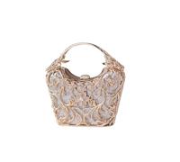 CORIOS Damen Strass Clutch Diamant Abendtasche Glitter Kristall Handtasche Elegant Pailletten Schultertasche Glänzend Umhängetasche Klein Tasche für Cocktailparty Geburtstag Abendparty Silber