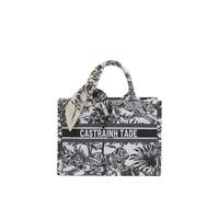 CORIOS Damen Tote Handtasche mit Ethnischen Druckmustern Böhmische Schultertasche Sommer Strand Tasche Mode Elegant Laptoptasche Aktentasche Canvas Henkeltaschen für Urlaub Reise Strand Schwarz S