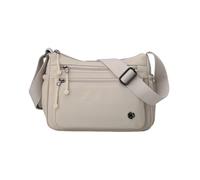 CORIOS Damen Ultraleicht Umhängetasche Nylon Schultertasche Handtaschen Elegant Umhängetasche mit Verstellbarem Breitem Riemen Multi-Tasche Messenger Bag Frauen zum Umhängen Damentasche Cremefarben