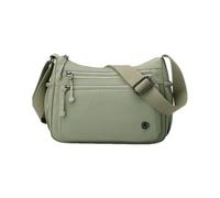 CORIOS Damen Ultraleicht Umhängetasche Nylon Schultertasche Handtaschen Elegant Umhängetasche mit Verstellbarem Breitem Riemen Multi-Tasche Messenger Bag Frauen zum Umhängen Damentasche Grün