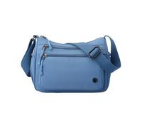 CORIOS Damen Ultraleicht Umhängetasche Nylon Schultertasche Handtaschen Elegant Umhängetasche mit Verstellbarem Breitem Riemen Multi-Tasche Messenger Bag Frauen zum Umhängen Damentasche Blau