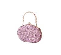 CORIOS Glitzer Pailletten Clutch Tasche Damen Abendtasche Hochzeit Brautbörse Handtasche Funkelnd Schultertasche Elegante Klein Tasche Glänzend Umhängetasche Hellviolett
