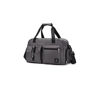 CORIOS Groß Sporttasche für Herren/Damen Reisetaschen Duffle Bag Oxford Schwimmtasche Fitnesstasche Weekender Übernachtung Tasche Kabinenreisetasche Trainingstasche Handgepäck mit Schuhfach Grau