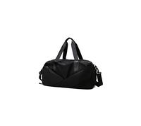 CORIOS Herren Sporttasche Damen Reisetaschen Duffle Bag Groß Weekender Übernachtung Tasche Oxford Kabinenreisetasche Trainingstasche Fitnesstasche Handgepäck Schwimmtasche mit Schuhfach Schwarz