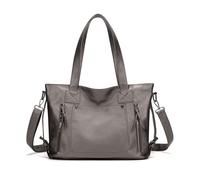 CORIOS Mode Handtasche PU Leder Schultertasche Wasserdicht Umhängetasche Große Kapazität Henkeltasche Elegant Tote Beutel Damen Tragetasche Reisen Büro Alltag Henkeltaschen Champagner