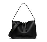 CORIOS Mode Handtasche PU Leder Schultertasche Wasserdicht Umhängetasche Mittlere Kapazität Henkeltasche Elegant Tote Beutel Damen Tragetasche Reisen Büro Alltag Henkeltaschen Schwarz
