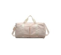 CORIOS Nylon Reisetaschen Duffle Bag Sporttasche Fitnesstasche Schwimmtasche für Herren/Damen Weekender Übernachtung Tasche Trainingstasche Kabinenreisetasche Handgepäck mit Schuhfach Off-White