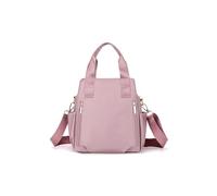 CORIOS Nylon Umhängetasche Damen Schultertasche Wasserdicht Henkeltasche Casual Tragetasche Multifunktionale Handtasche Leicht Tote Beutel Henkeltaschen für Einkaufen Reise Arbeit Alltag Rosa