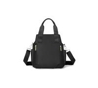 CORIOS Nylon Umhängetasche Damen Schultertasche Wasserdicht Henkeltasche Casual Tragetasche Multifunktionale Handtasche Leicht Tote Beutel Henkeltaschen für Einkaufen Reise Arbeit Alltag Schwarz