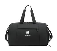 CORIOS Oxford Sporttasche für Herren/Damen Reisetaschen Duffle Bag Weekender Übernachtung Tasche Fitnesstasche Schwimmtasche Groß Trainingstasche Kabinenreisetasche für Reisen Fitnessstudio Schwarz