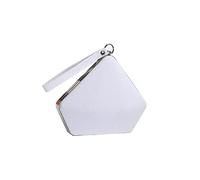 CORIOS Pailletten Clutch Tasche Damen Glitzer Abendtasche Hochzeit Brautbörse Handtasche Glänzend Umhängetasche Elegante Klein Tasche Funkelnd Schultertasche Weiß