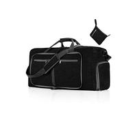 CORIOS Reisetaschen Duffle Bag für Herren/Damen 115L Faltbare Sporttasche Fitnesstasche Schwimmtasche Handgepäck Kabinenreisetasche Weekender Übernachtung Tasche Trainingstasche Schwarz