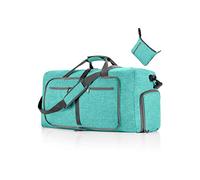 CORIOS Reisetaschen Duffle Bag für Herren/Damen 115L Faltbare Sporttasche Fitnesstasche Schwimmtasche Handgepäck Kabinenreisetasche Weekender Übernachtung Tasche Trainingstasche Mintgrün